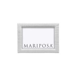 Mariposa Woven White 4x6 Frame