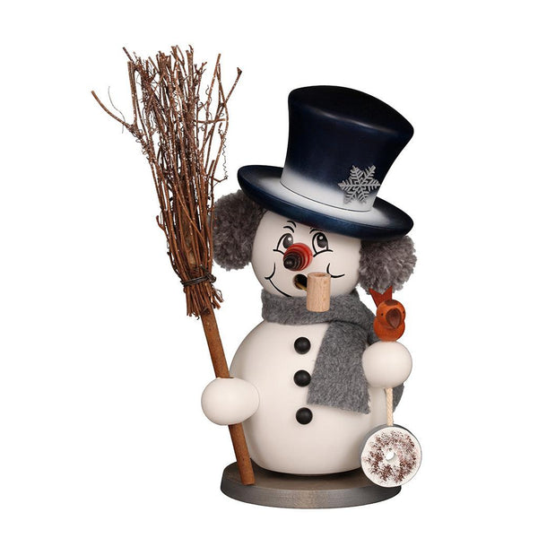 Load image into Gallery viewer, Christian Ulbricht Incense Smoker - Snowman Gray - 9.1"H
