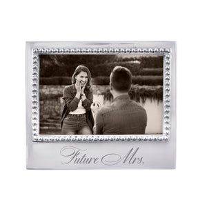 Mariposa FUTURE MRS. Beaded 4x6 Frame