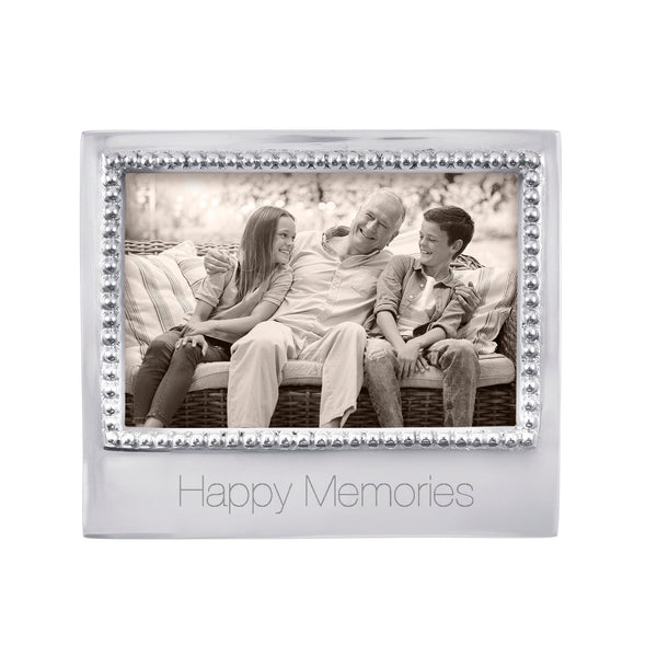 Load image into Gallery viewer, Mariposa HAPPY MEMORIES Beaded 4x6 Frame
