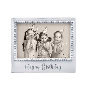 Mariposa HAPPY BIRTHDAY Beaded 4x6 Frame