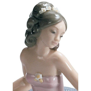 Lladro At The Ball Woman Figurine