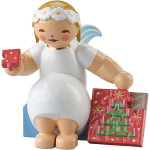 Wendt & Kuhn Marguerite Angel, Sitting, with Jigsaw Puzzle Figurine