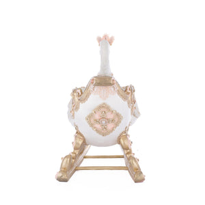 Katherine's Collection Joyeux Noel Swan Sleigh