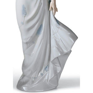 Lladro A Flower's Whisper Woman Figurine
