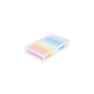 Tizo Design Acrylic Domino Set - Multi Color
