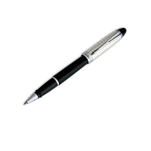 Aurora Ipsilon Quadra - Sterling Silver Cap and Resin Barrel - Rollerball Pen