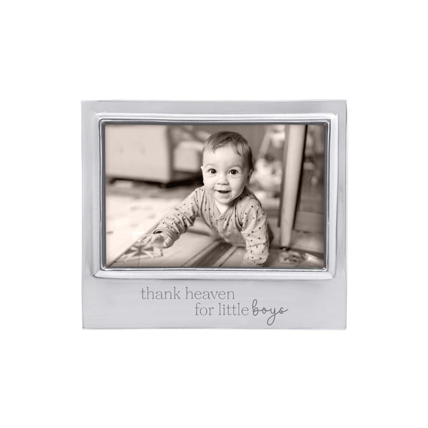 Load image into Gallery viewer, Mariposa THANK HEAVEN FOR LITTLE BOYS Signature 4x6 Frame
