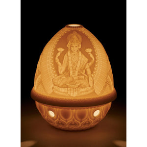 Lladro Goddess Lakshmi Lithophane - Votive