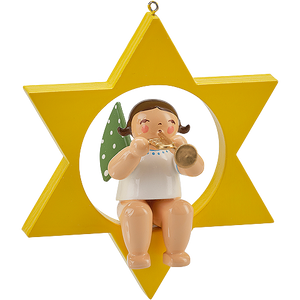 Wendt & Kuhn Angel with Trumpet, in Star Figurine