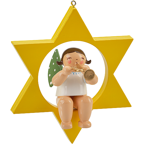 Wendt & Kuhn Angel with Trumpet, in Star Figurine