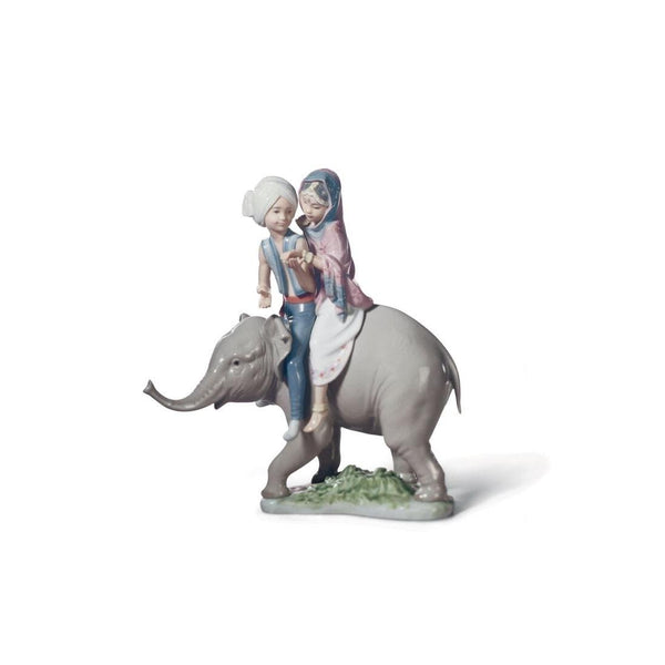 Load image into Gallery viewer, Lladro Hindu Children Figurine

