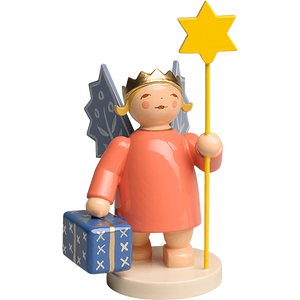 Wendt & Kuhn Angel Wearing Crown, with Star and Parcel Figurine