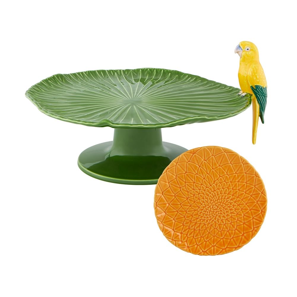 Bordallo Pinheiro Amazonia Cake Serving Set