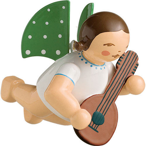 Wendt & Kuhn Angel with Mandolin, Suspended Figurine