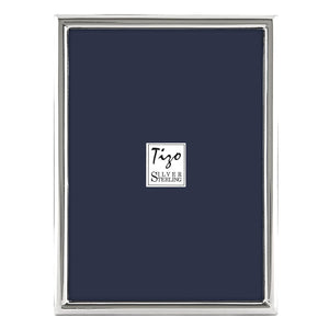 Tizo Design 2x3 Thin Plain - Sterling Silver Frame
