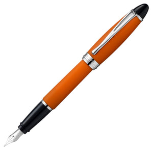 Aurora Ipsilon Satin Fountain Pen - Orange, Fine Nib