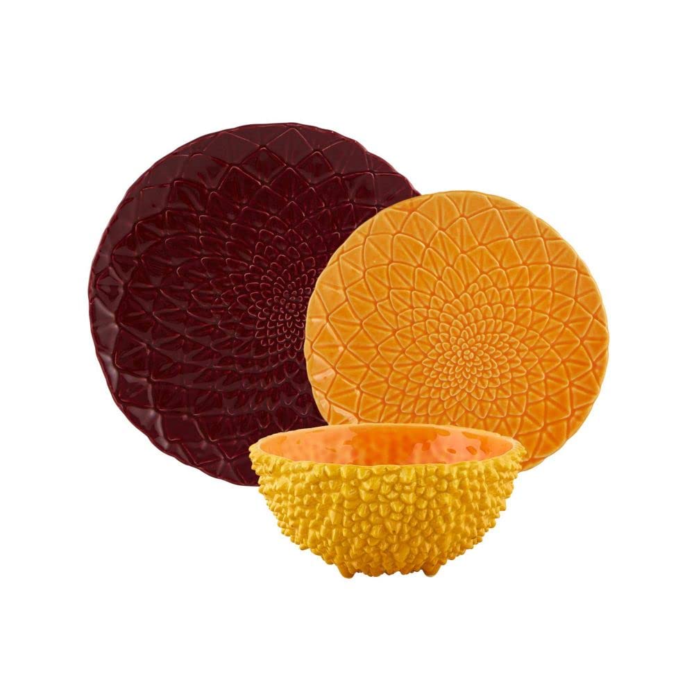 Bordallo Pinheiro Amazonia 3 PPS with Yellow Bowl