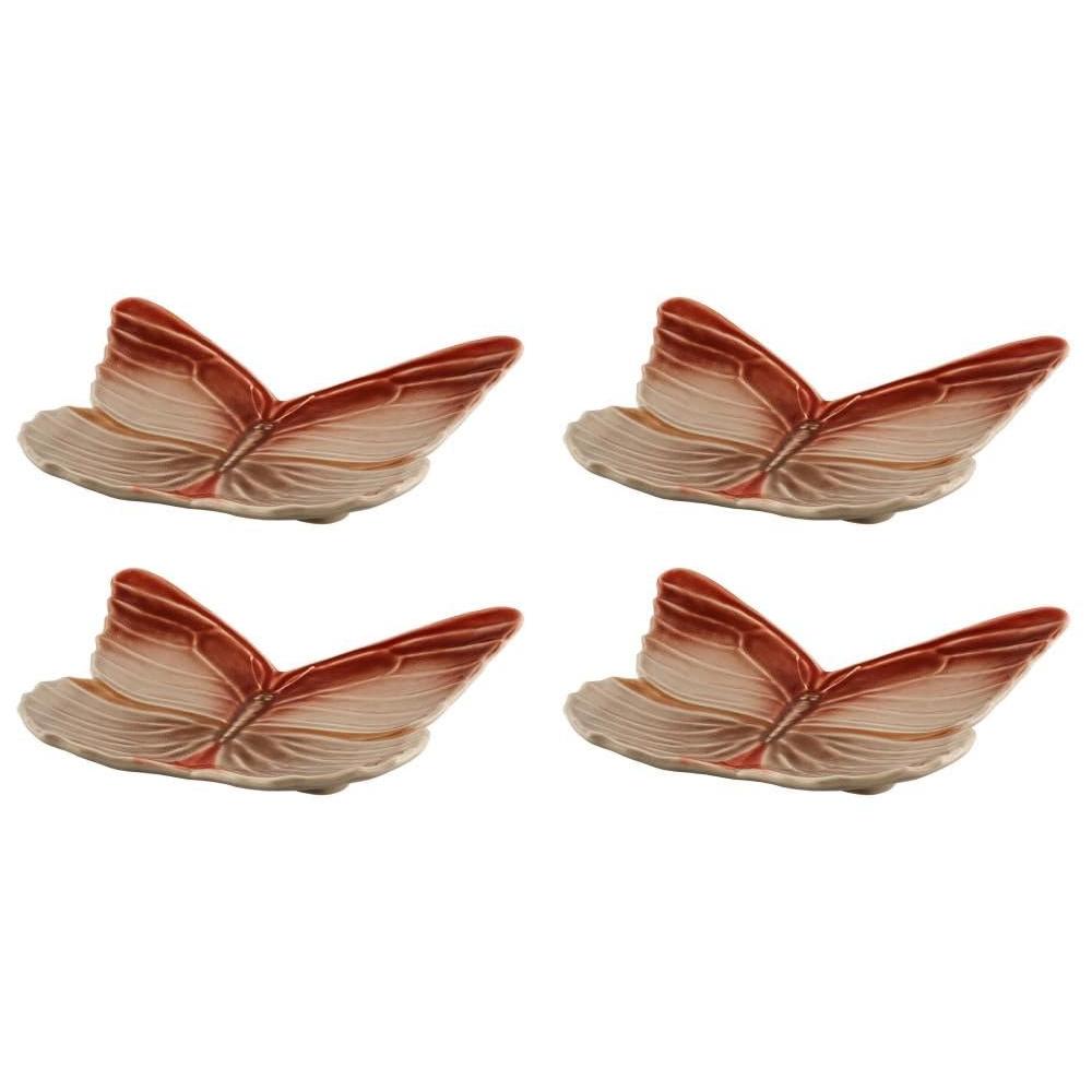 Bordallo Pinheiro Cloudy Butterflies By Cláudia Schiffer Dessert Plate 31 Cm X 25 Cm / 12