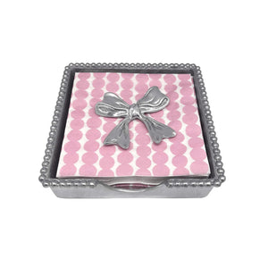Mariposa Bow (5204) Beaded Napkin Box Set