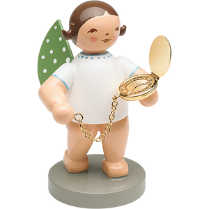 Wendt & Kuhn No 12, Companion, Angel with Pocket Watch, Gold-plated