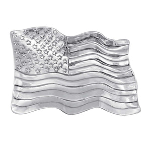 Mariposa American Flag Large Platter