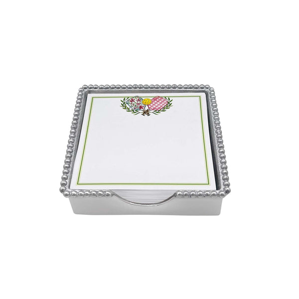 Load image into Gallery viewer, Mariposa Pickleball Paddle Beaded Note Pad Set
