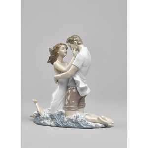 Lladro The Thrill of Love Couple Figurine