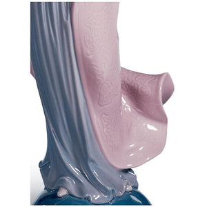 Lladro Our Lady with Flowers Figurine