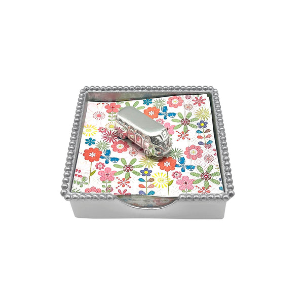 Load image into Gallery viewer, Mariposa Volkswagen Bus Beaded Napkin Box Set
