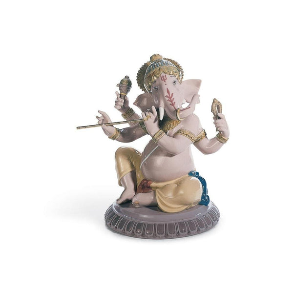Load image into Gallery viewer, Lladro Bansuri Ganesha Figurine
