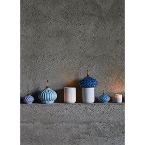 Lladro Blue Spire Candle 1001 Lights - Unbreakable Spirit Scent