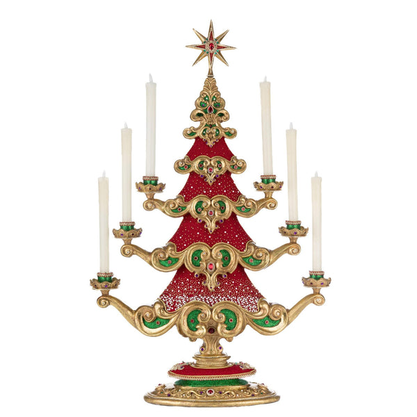Load image into Gallery viewer, Katherine&#39;s Collection Christmas Ball Tree with Candles
