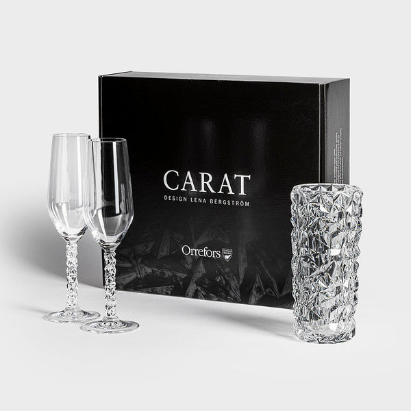 Load image into Gallery viewer, Orrefors Carat 3 Piece Gift Set
