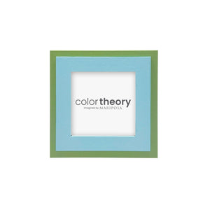 Mariposa Tiered Sky Blue and Meadow Green 4x4 Frame