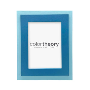 Mariposa Tiered Denim Blue and Periwinkle 5x7 Frame