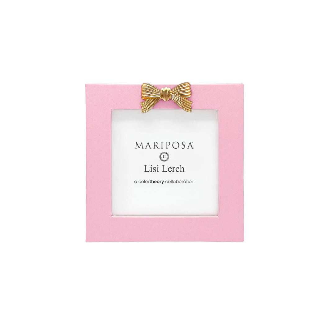 Mariposa Bow Pink 4x4 Frame