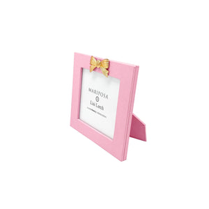 Mariposa Bow Pink 4x4 Frame