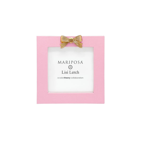 Load image into Gallery viewer, Mariposa Bow Pink 4x4 Frame

