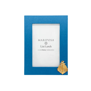 Mariposa Anchor Denim Blue 4x6 Frame