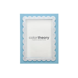 Mariposa Periwinkle Blue Scallop 5x7 Frame