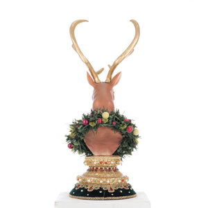Katherine's Collection Winter Balsam and Berry Deer Stocking Holder