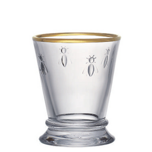 La Rochere Bee Tumbler Ltd Ed Gold Rim - Set of 4