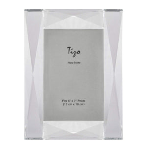 Tizo Design Crystal Glass Frame "Diamond" 5x7