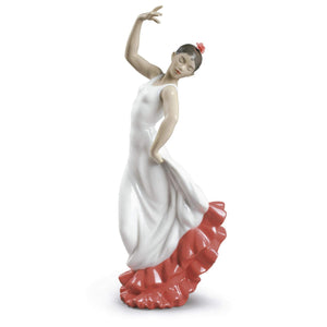 Lladro NAO Spanish Art (White-Red) - Figurine