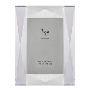 Tizo Design Crystal Glass Frame "Diamond" 4x6