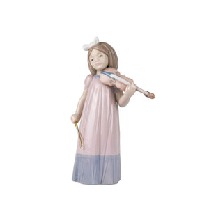 Lladro NAO Girl with Violin - Figurine
