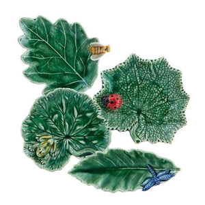 Bordallo Pinheiro Countryside Leaves Set of 4 Assorted Leaves