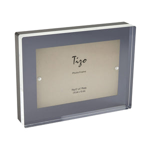 Tizo Design Black Block 4x6 Thick Acrylic Frame
