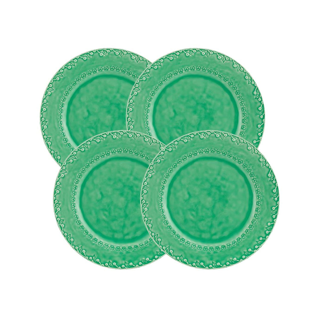 Bordallo Pinheiro Flora Green Dinner Plate 29 Cm / 11